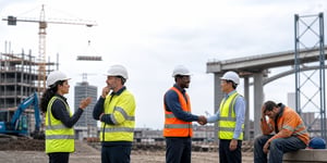 Safer Construction WHS Training Banner with Real People